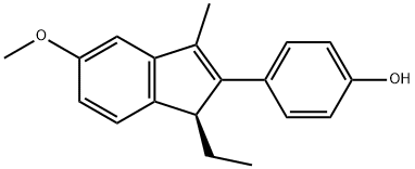 4-(1-ethyl-5-methoxy-3-methyl-1H-inden-2-yl)phenol