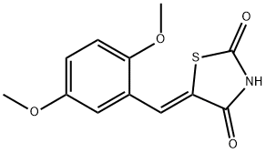 (5Z)-5-(2,5-dimethoxybenzylidene)-1,3-thiazolidine-2,4-dione