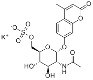 7-[[2-(乙酰氨基)-2-脱氧-6-O-磺基-ALPHA-D-吡喃葡萄糖基]氧基]-4-甲基-2H-1-苯并吡喃-2-酮