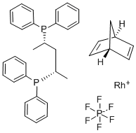 (2S,4S)-(-)-2,4-二(二苯膦基)戊烷(降冰片二烯)六氟磷酸铑(I)