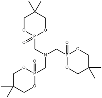 5,5,5′,5′,5′′,5′′-Hexamethyltris(1,2,3-Dioxaphosphorinanemethan)-Amin 2,2′,2′′-Trioxid