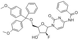 N-[1-[5-O-[二(4-甲氧基苯基)苯甲基]-2-脱氧-2-氟-BETA-D-阿拉伯呋喃糖基]-1,2-二氢-2-氧代-4-嘧啶基]苯甲酰胺