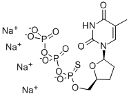 3'-DEOXYTHYMIDINE-5'-O-(1-THIOTRIPHOSPHATE/2',3'-DIDEOXYTHYMIDINE-5'-O-(1-THIOTRIPHOSPHATE) SODIUM SALT