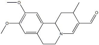 (1R-CIS)-9,10-DIMETHOXY-2-METHYL-1,6,7,11B-TETRAHYDRO-2H-BENZOQUINOLIZINE-3-CARBOXALDEHYDE
