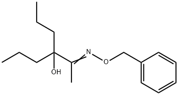 2-Hexanone, 3-hydroxy-3-propyl-, O-(phenylmethyl)oxime