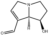1H-Pyrrolizine-7-carboxaldehyde, 2,3,5,7a-tetrahydro-1-hydroxy-, (1R-trans)- (9CI)