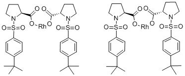四[1-[(4-叔丁基苯基)磺酰]-(2S)-吡咯烷羧酸]二铑(II)