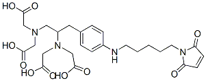 1-(4-(5-maleimidopentyl)aminobenzyl)ethylenediaminetetraacetic acid