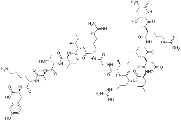 ENDOTHELIAL-MONOCYTE-ACTIVATING POLYPEPTIDE II-DERIVED PEPTIDE