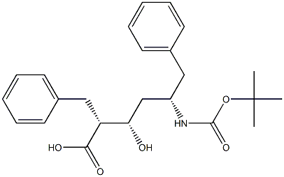 tert-butyloxycarbonyl-phenylalanyl-psi(hydroxyethylene)phenyl alanine