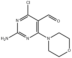 2-氨基-4-氯-6-(吗啉-4-基)嘧啶-5-甲醛