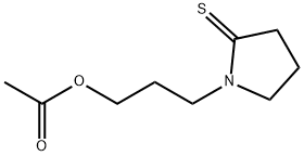 2-Pyrrolidinethione,  1-[3-(acetyloxy)propyl]-