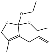 Furan, 2,2-diethoxy-2,5-dihydro-4-methyl-3-(2-propenyl)- (9CI)