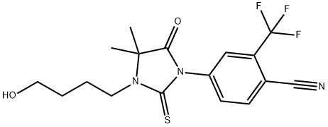 4-[2-硫代-3-(4-羟丁基)-4,4-二甲基-5-氧代咪唑烷-1-基]-2-三氟甲基苯腈