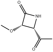 2-Azetidinone, 4-acetyl-3-methoxy-, (3S-cis)- (9CI)