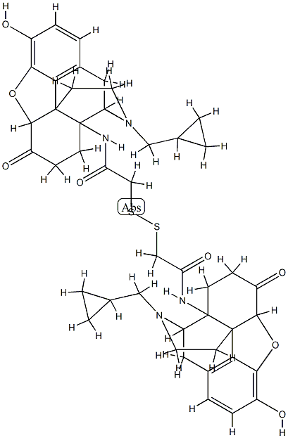 14,14'-(dithiobis((2-oxo-2,1-ethanediyl)imino))bis(7,8-dihydro-N-(cyclopropylmethyl)normorphinone)