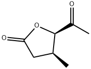 2(3H)-Furanone, 5-acetyldihydro-4-methyl-, (4S-cis)- (9CI)