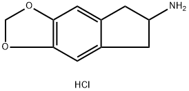 5H-Indeno[5,6-d]-1,3-dioxol-6-amine, 6,7-dihydro-, hydrochloride