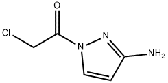 1H-Pyrazol-3-amine, 1-(chloroacetyl)- (9CI)
