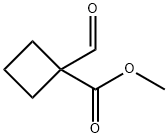Cyclobutanecarboxylic acid, 1-formyl-, methyl ester (9CI)