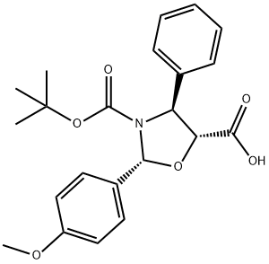 (4S,5R)-2-(4-甲氧基苯基)-4-苯基-3,5-恶唑烷二羧酸 3-叔丁酯