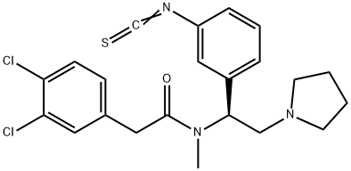 (S)-3,4-Dichloro-N-(1-(3-isothiocyanatophenyl)-2-(1-pyrrolidinyl)ethyl )-N-methylbenzeneacetamide