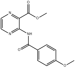 3-[(4-Methoxybenzoyl)amino]pyrazine-2-carboxylic acid methyl ester