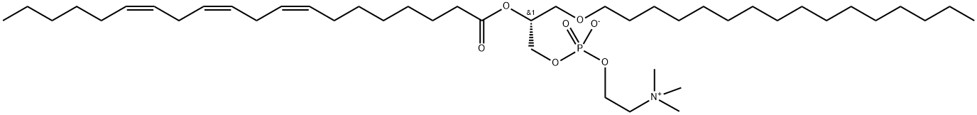 1-O-HEXADECYL-2-(8Z,11Z,14Z-EICOSATRIENOYL)-SN-GLYCERO-3-PHOSPHOCHOLINE;C16-20:3 PC