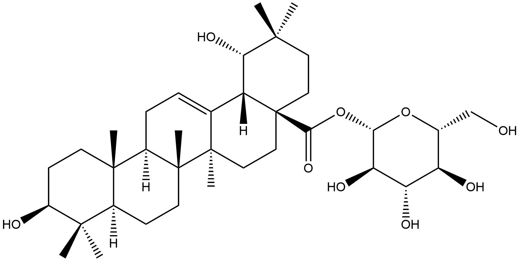 泰国树脂酸-28-O-Β-D-葡萄糖酯苷