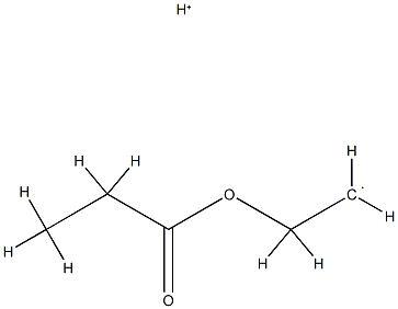 Ethyl,  2-(1-oxopropoxy)-,  conjugate  monoacid  (9CI)
