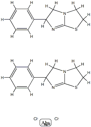 Nickel, dichlorobis(2,3,5,6-tetrahydro-6-phenylimidazo(2,1-b)thiazole- N(sup 7)-, (T-4-(S),(S))-