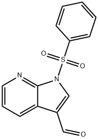 1H-Pyrrolo[2,3-b]pyridine-3-carboxaldehyde, 1-(phenylsulfonyl)-