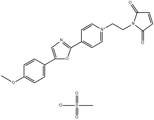1-(2-(2,5-dioxo-2,5-dihydro-1H-pyrrol-1-yl)ethyl)-4-(5-(4-Methoxyphenyl)oxazol-2-yl)pyridin-1-iuM Methanesulfonate