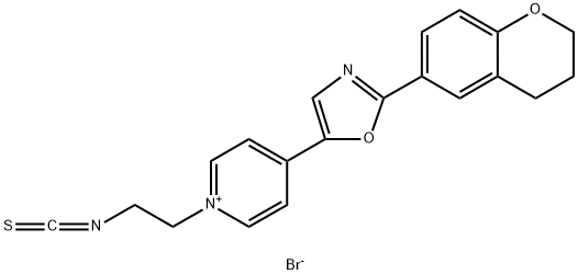 1-(2-ISOTHIOCYANATOETHYL)-4-[2-(3,4-DIHYDRO-2H-1-BENZOPYRAN-6-YL)-5- OXAZOLYL]PYRIDINIUM BROMIDE