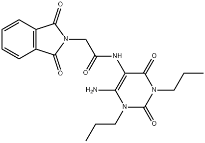 2H-Isoindole-2-acetamide,  N-(6-amino-1,2,3,4-tetrahydro-2,4-dioxo-1,3-dipropyl-5-pyrimidinyl)-1,3-dihydro-1,3-dioxo-