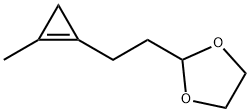 1,3-Dioxolane,  2-[2-(2-methyl-1-cyclopropen-1-yl)ethyl]-