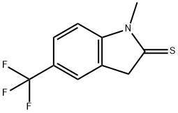 2H-Indole-2-thione,  1,3-dihydro-1-methyl-5-(trifluoromethyl)-
