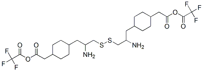 1,1'-dithiobis(2-amino-3-(4-(carboxymethyl)cyclohexyl)propane) bis(trifluoroacetate)