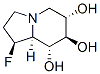 6,7,8-Indolizinetriol, 1-fluorooctahydro-, 1S-(1.alpha.,6.beta.,7.alpha.,8.beta.,8a.beta.)-