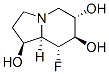 1,6,7-Indolizinetriol, 8-fluorooctahydro-, 1S-(1.alpha.,6.beta.,7.alpha.,8.beta.,8a.beta.)-