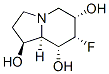 1,6,8-Indolizinetriol, 7-fluorooctahydro-, 1S-(1.alpha.,6.beta.,7.beta.,8.beta.,8a.beta.)-