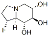 6,7,8-Indolizinetriol, 1-fluorooctahydro-, 1R-(1.alpha.,6.alpha.,7.beta.,8.alpha.,8a.alpha.)-