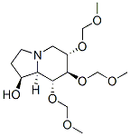 1-Indolizinol, octahydro-6,7,8-tris(methoxymethoxy)-, 1S-(1.alpha.,6.beta.,7.alpha.,8.beta.,8a.beta.)-