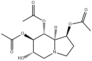 1,6,7,8-Indolizinetetrol, octahydro-, 1,7,8-triacetate, 1S-(1.alpha.,6.beta.,7.alpha.,8.beta.,8a.beta.)-
