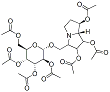 .beta.-D-Glucopyranoside, 1,2,7-tris(acetyloxy)hexahydro-1H-pyrrolizin-3-ylmethyl, 2,3,4,6-tetraacetate, 1R-(1.alpha.,2.beta.,3.alpha.,7.beta.,7a.alpha.)-