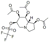 Methanesulfonic acid, trifluoro-, 1,7,8-tris(acetyloxy)octahydro-6-indolizinyl ester, 1S-(1.alpha.,6.beta.,7.alpha.,8.beta.,8a.beta.)-