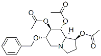 1,7,8-Indolizinetriol, octahydro-6-(phenylmethoxy)-, triacetate (ester), 1S-(1.alpha.,6.beta.,7.alpha.,8.beta.,8a.beta.)-