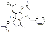 1H-Pyrrolizine-1,2,7-triol, hexahydro-3-(phenylmethoxy)methyl-, triacetate (ester), 1R-(1.alpha.,2.beta.,3.alpha.,7.beta.,7a.alpha.)-