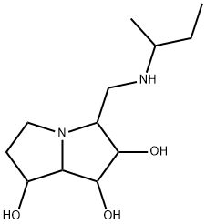 1H-Pyrrolizine-1,2,7-triol, hexahydro-3-(1-methylpropyl)aminomethyl-