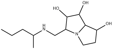 1H-Pyrrolizine-1,2,7-triol, hexahydro-3-(1-methylbutyl)aminomethyl-